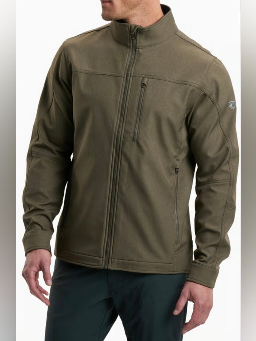 KUHL Impakt Softshell Fleece Lined Jacket Small Water Wind Resistant Full Zip
